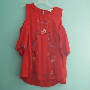 NEVER WORN! Umgee Cold shoulder top